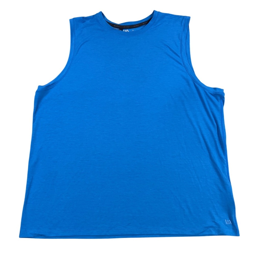 VRST Mens XL Blue Tide Tank Top Moisture Wicking UV Protection Stretch